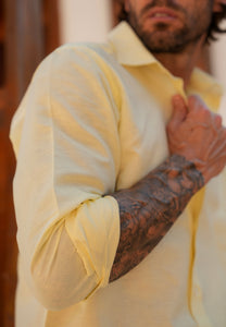 Yellow Linen Shirt