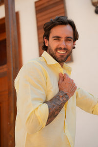 Yellow Linen Shirt