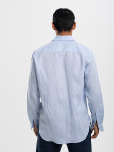 Light Blue Linen Shirt